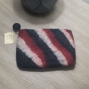 Rising Tide Felted Wool Coin Purse